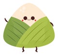 cute zongzi illustration