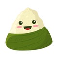 cute zongzi isolated