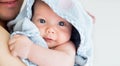 Cutest baby child after bath Royalty Free Stock Photo