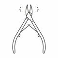 Cuticle nipper icon