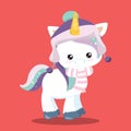 CUTIE UNICORN RED 01