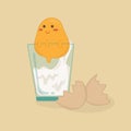 Cutie Yolk in Glass