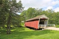 Cutler-Donahoe Bridge in Winterset City Park Royalty Free Stock Photo