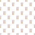 Cutlery bake pattern seamless Royalty Free Stock Photo