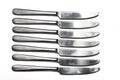 Cutlery, forks, knives Royalty Free Stock Photo