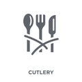Cutlery icon from Restaurant collection.