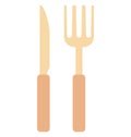 Cutlery Isolated Vector Icon editable Royalty Free Stock Photo