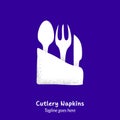 Cutlery logo template