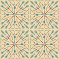 Cutlery seamless pattern beige color