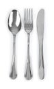 Cutlery set with Fork, Knife and Spoon Royalty Free Stock Photo