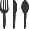 Cutlery - Silverware Icon Symbol
