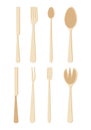 Cutlery for table setting. Fork, spoon Royalty Free Stock Photo