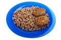 Cutlet buckwheat food