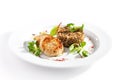 Cutlet with Buckwheat Royalty Free Stock Photo