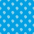 Cutlet pattern vector seamless blue Royalty Free Stock Photo