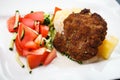 Cutlet with vegetables