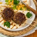 Cutlets or Sausage Patties Royalty Free Stock Photo