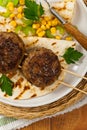 Cutlets or Sausage Patties Royalty Free Stock Photo