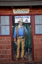 Cutout of Hollywood Star John Wayne in Monument Valley Arizona