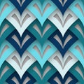 Cutout paper texture, seamless pattern