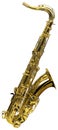 Cutout of Saxophone Royalty Free Stock Photo