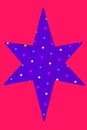 Cutout star shape