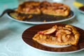 Cutted apple pie Royalty Free Stock Photo