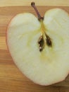 Cutted apple piece Royalty Free Stock Photo