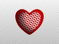 Cutted heart background