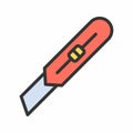 Cutter icon vector image.