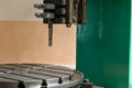A cutter on a slotting machine for cutting a keyway