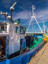 Cutters berthed at the port