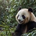 Panda Bear wallpaper for desktop Royalty Free Stock Photo