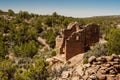 Cutthroat Castle - Hovenweep Royalty Free Stock Photo