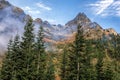 Cutthroat peak in the Washington Cascades. Royalty Free Stock Photo