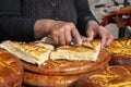 Armenian bread known as Gata bread Royalty Free Stock Photo