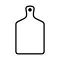 Cutting board icon vector design template basic RGB