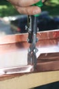 Cutting copper