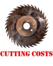 Cutting costs Royalty Free Stock Photo