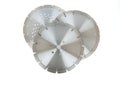 Cutting disks with diamonds - Diamond discs for concrete isolated on the white background