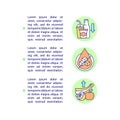 Cutting down on sugar tips concept line icons with text