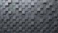Modern Structure: Abstract Hexagonal Blocks Creating a High-Tech Concrete Background Royalty Free Stock Photo