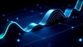 Futuristic High-Contrast 3D Graph Visualizer with Glowing Data Nodes