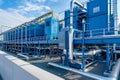 Modern Desalination Plant Exterior