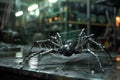 Hybrid Spiderbot Weaving a Complex Web with Advanced Robotics
