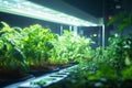 Futuristic Hydroponic Automation System Royalty Free Stock Photo