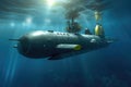 cutting-edge submarine design with built-in sonar technology