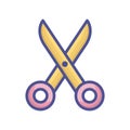 Cutting fill inside vector icon which can easily modify or edit