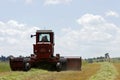 Cutting grass Royalty Free Stock Photo