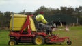 Cutting the grass